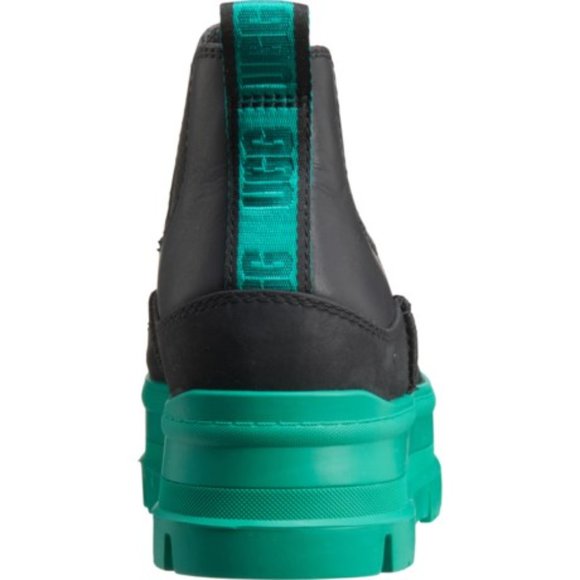 UGG® Australia Womens Leather Merina Platform Boots Black/Green NEW IN BOX - Picture 10 of 13